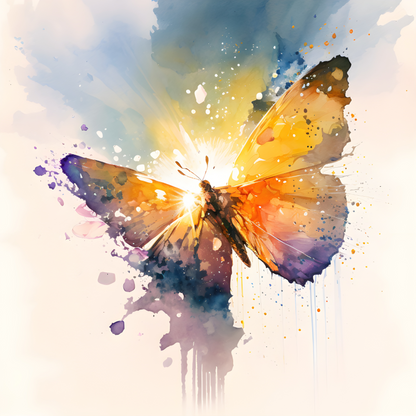 Butterfly's Dance of Light
